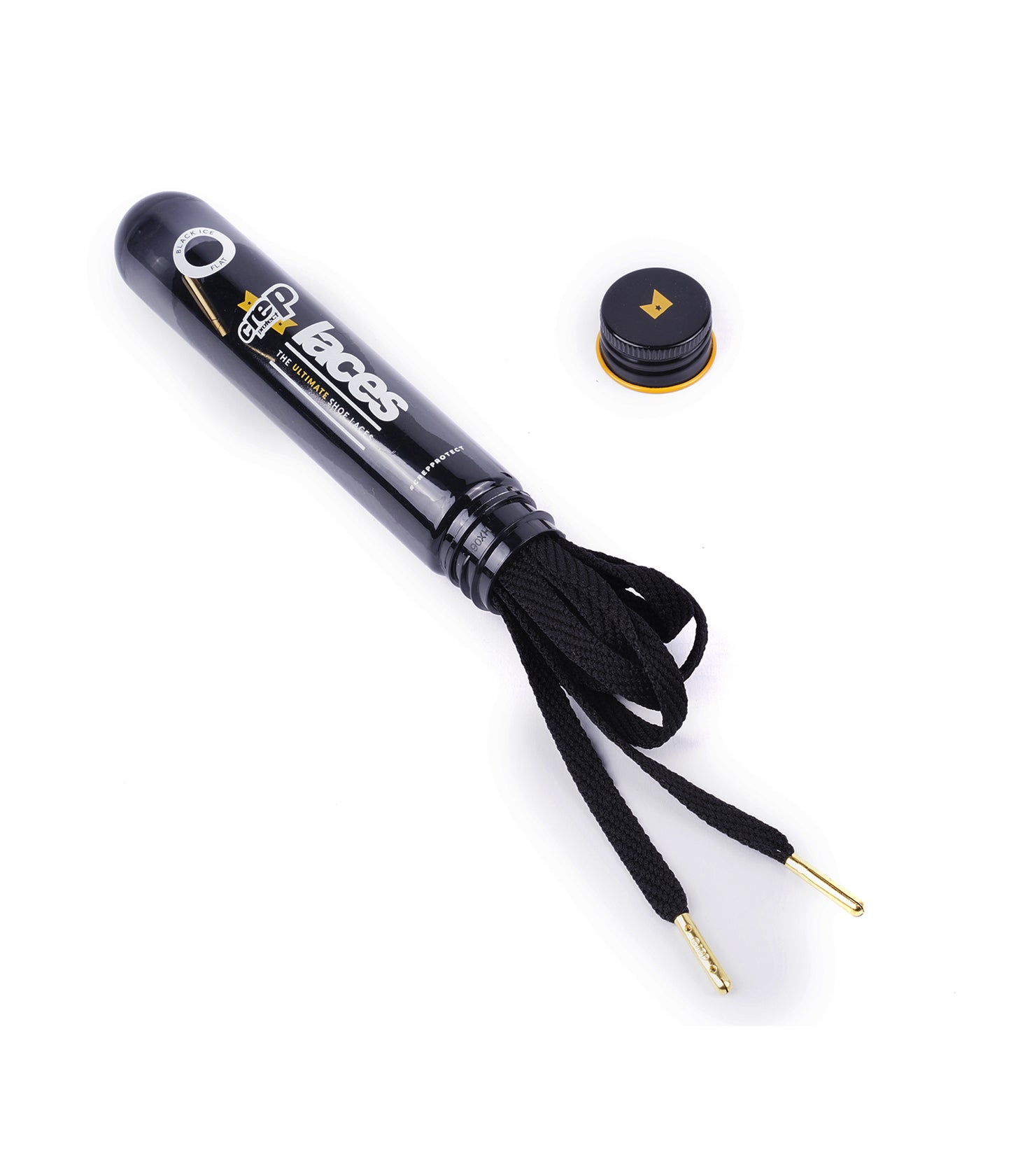 Crep Protect Laces BLACK (FLAT)