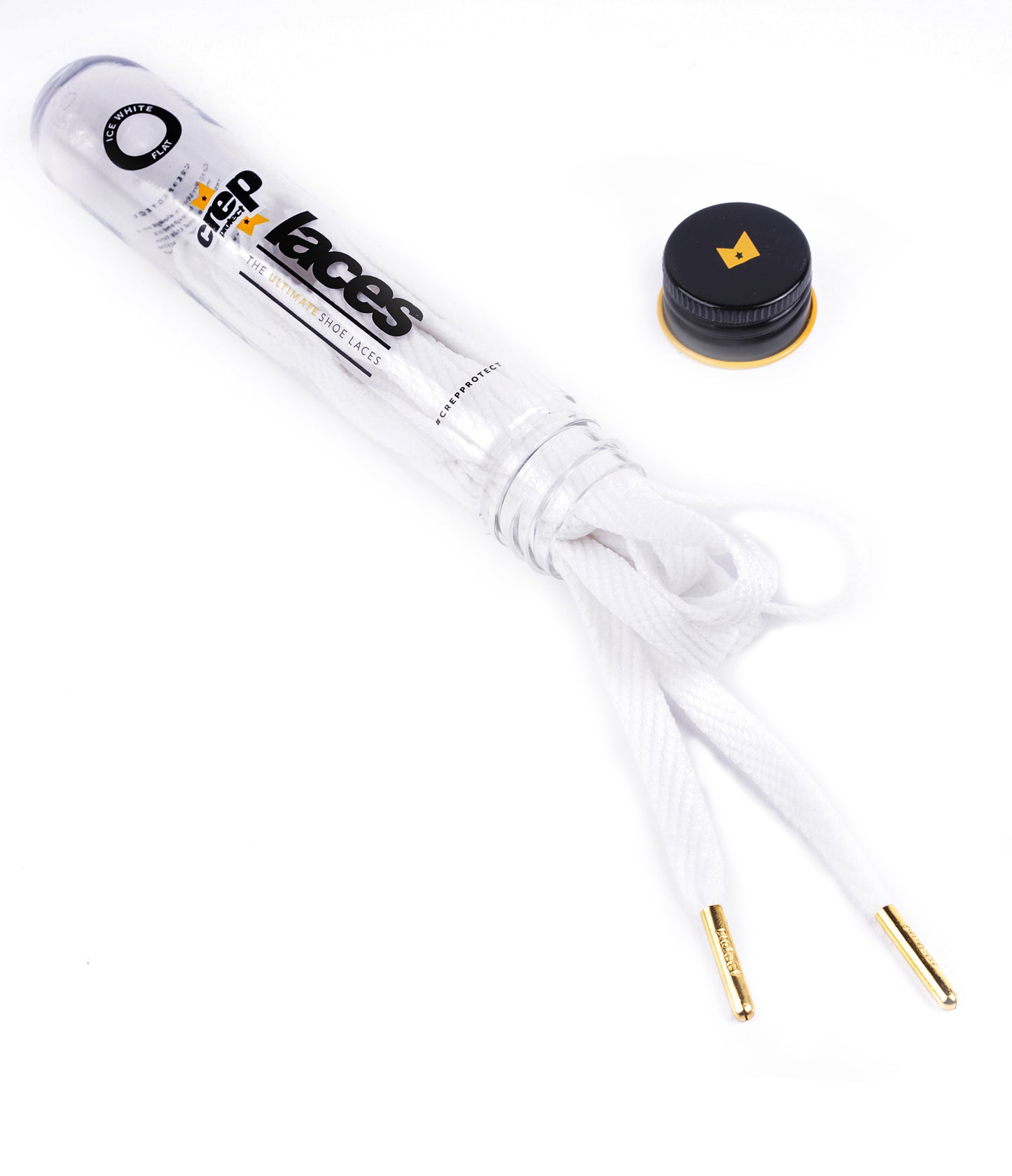 Crep Protect Laces WHITE (FLAT)