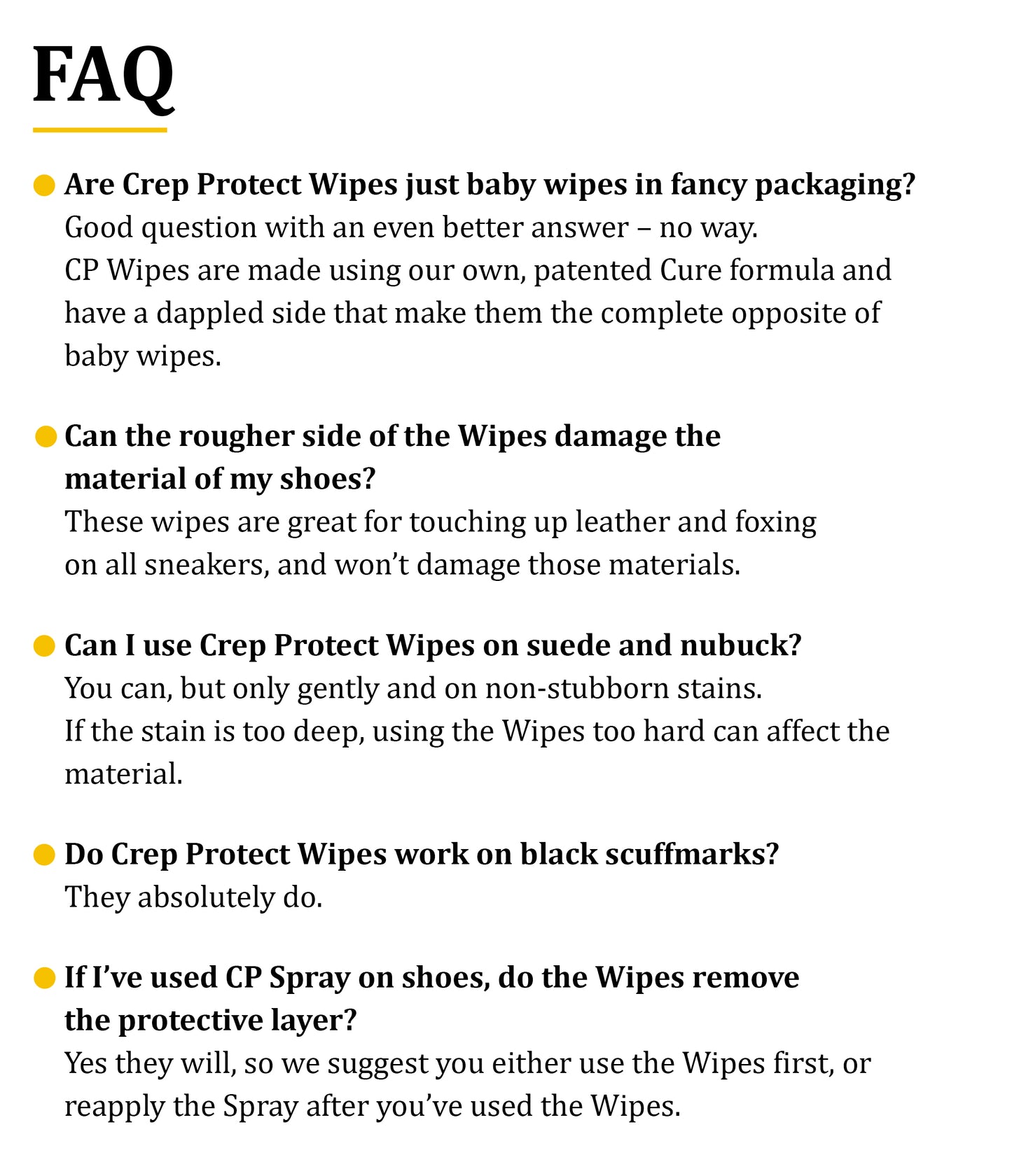 Crep Protect - Wipes (12 sachets) Box