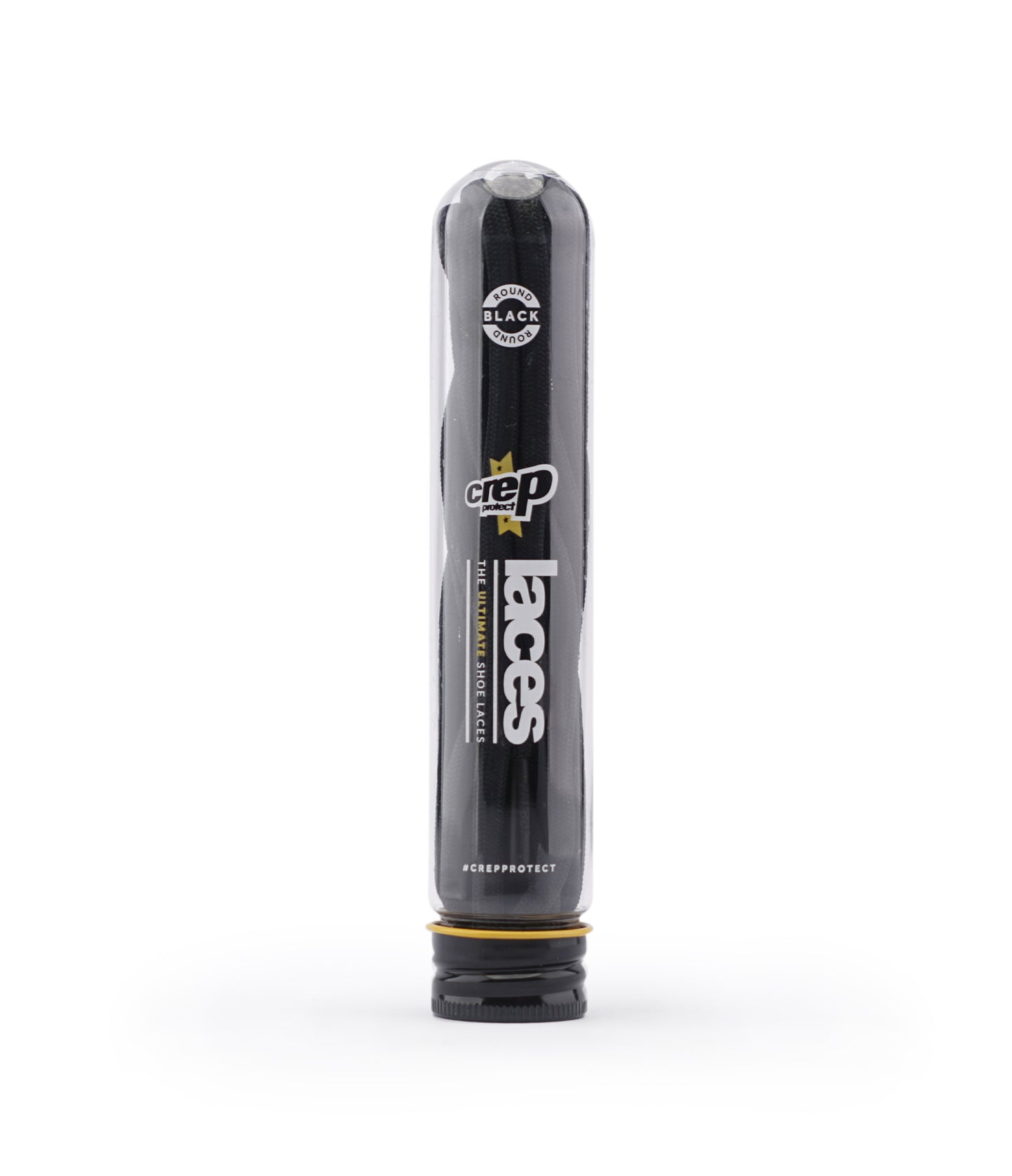 Crep Protect Black Round Lace  Black Tip
