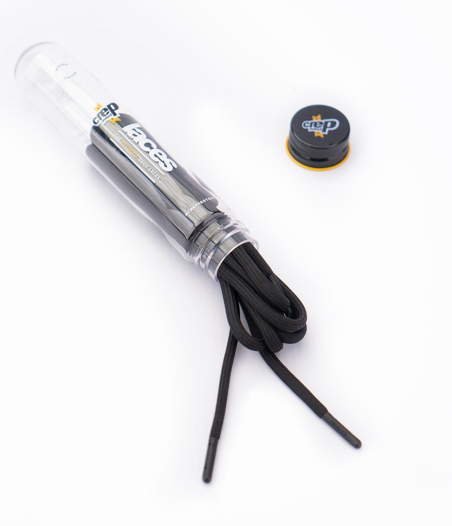 Crep Protect Black Round Lace  Black Tip
