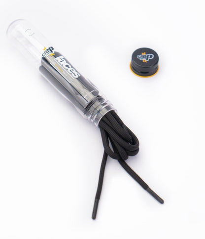 Crep Protect Black Round Lace  Black Tip
