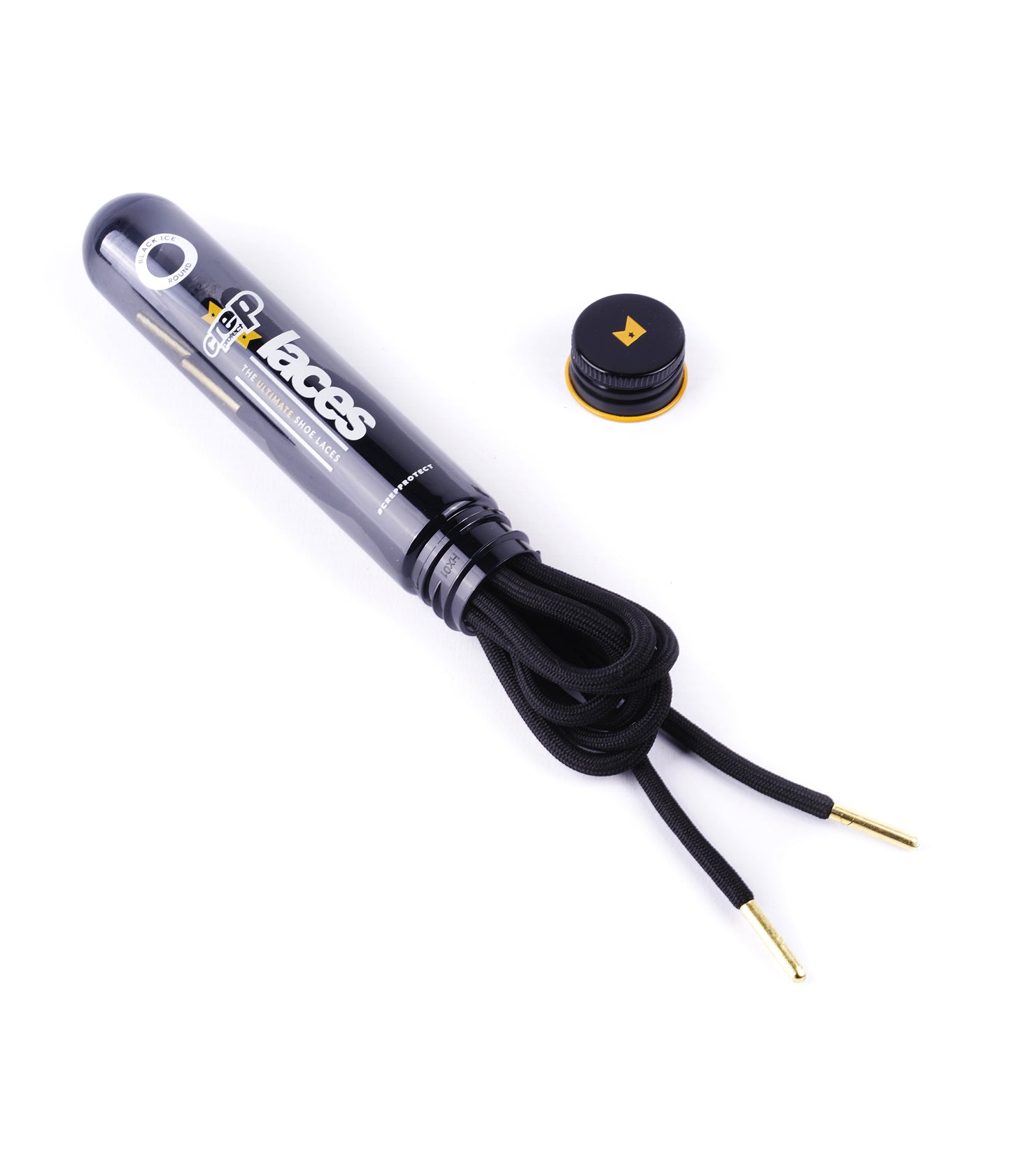 Crep Protect Laces BLACK (ROUND)