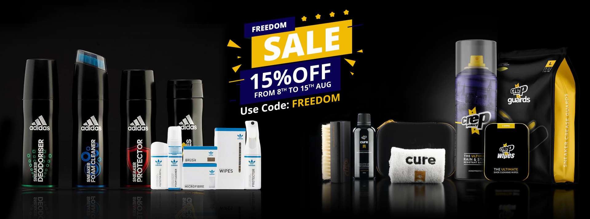 Crep Protect India Freedom Sale Banner
